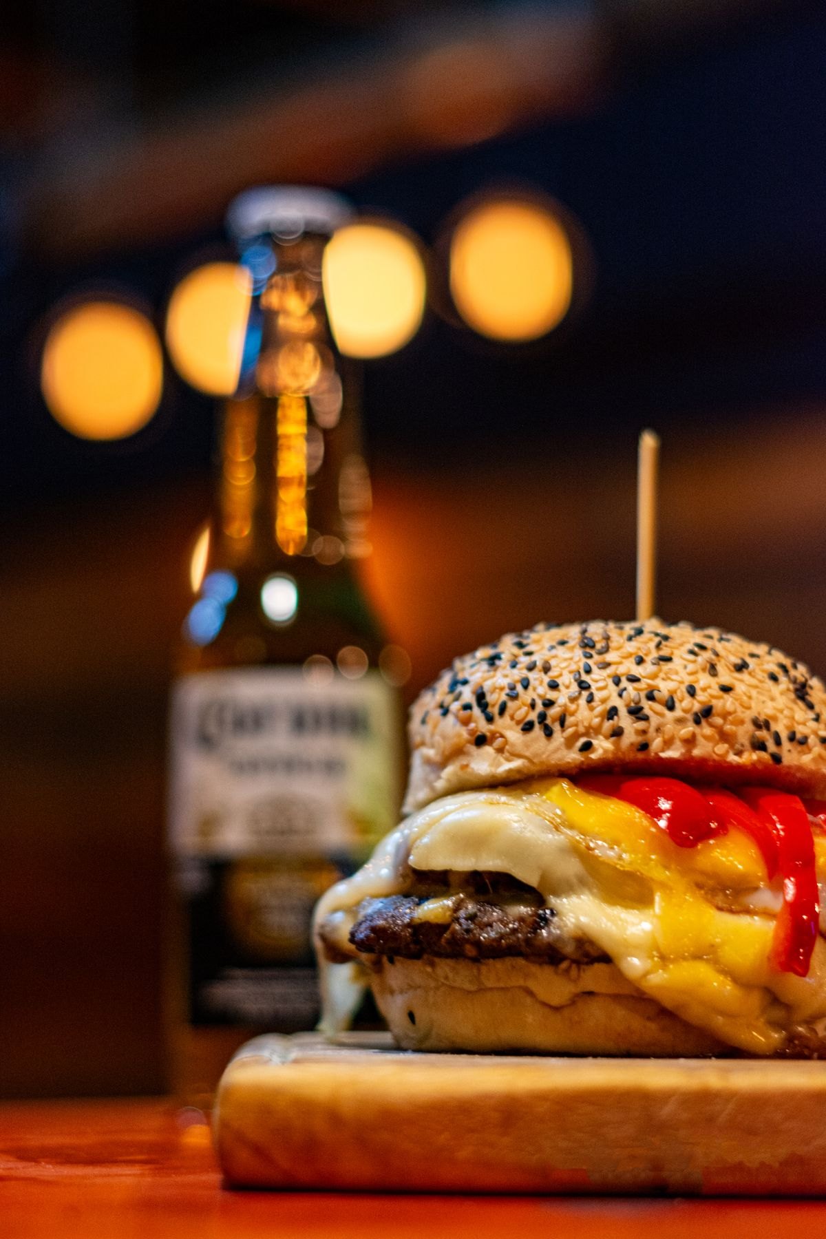 Hamburger di scottona con formaggio
